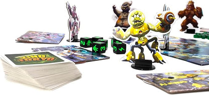 IELLO: King of Tokyo New Edition Strategy Board Game Space Penguin Included in the Box For 2 to 6 Players 30 Minute Play Time For Ages 8 and Up