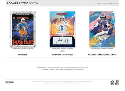Panini 2025 Rookies &amp Stars Football Hobby Box