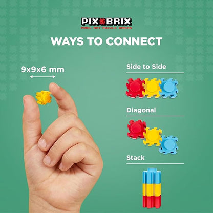 Pix Brix Pixel Art Puzzle Bricks - Animals and Artic Pixel Play Scene 1906 Pieces - Interlocking Building Bricks Create North Circle Scene Without Water or Glue - Stem Toys Ages 6 Plus