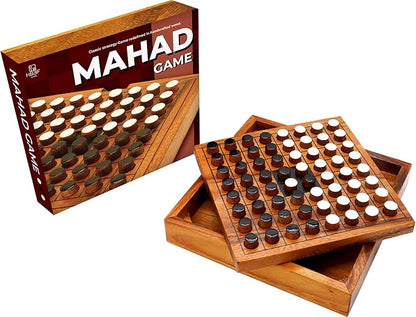 BSIRI Classic Board Game Othello Strategy Games of Family Games for Adults and Senior Wooden Classic Game with Black and White Wood Pieces and Great Gifting