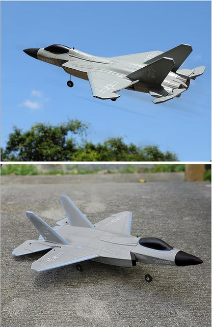 FX9631 4CH Outdoor Remote Control Airplane Brushless Single Duct Fixed Wing RC Aircraft Dual Battery Six-axis Gyro RC Plane Drone Easy to Fly Electric Gift for Beginners