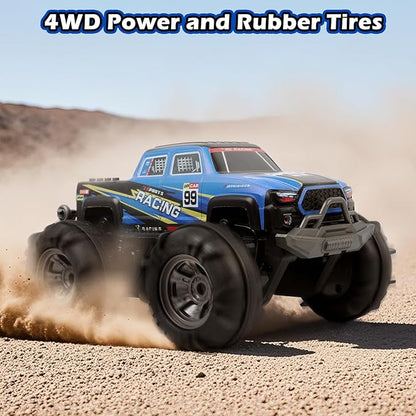 Waterproof Monster Truck Gesture RC Car 4WD Amphibious Hand Controlled Remote Control Toy for Kids All-Terrain Off-Road Vehicle for Boys Ages 6-7 8 9 10 11 12 Year Old Present