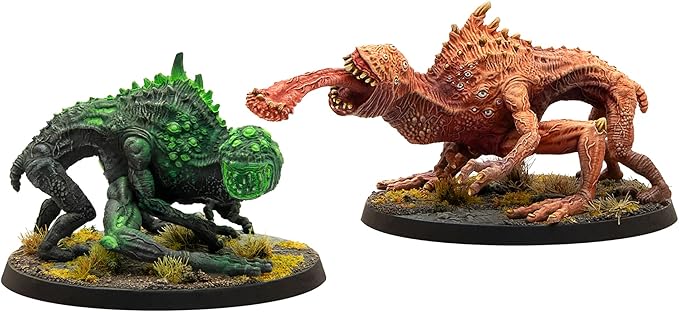 Modiphius Entertainment: Fallout: Miniatures - Cryptids - Snallygasters - 2 Resin Figures Unpainted &amp Unassembled RPG Wilds of Appalachia Licensed