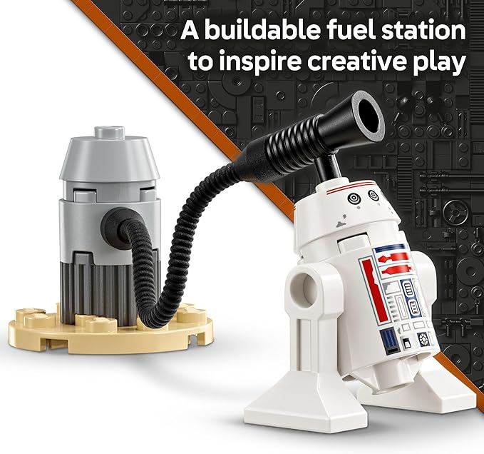 LEGO Star Wars: The Mandalorian Mando and Grogu's N-1 Starfighter Toddler Building Set - Star Wars Baby Yoda Toy for Kids Boys &amp Girls Ages 4+ - Educational Preschool Toy Gift for Birthdays - 75
