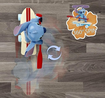 Jada Surfer Stitch RC – 10 Radio Control Toy with 360° Spin &amp Self-Righting Feature – Disney Lilo &amp Stitch – Fun Gift for Kids &amp Movie Fans – Ages 3+