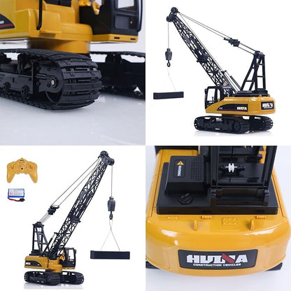TOUCAN RC HOBBY HUINA 572 15CH RC 1/14 Construction Crane Truck Tower Excavator Model Car Toy