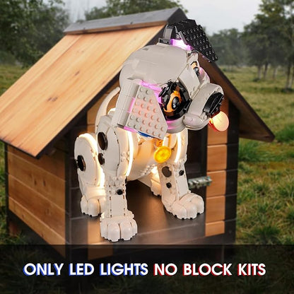 Vaodest Led Light for Lego 43269 101 Dalmatians Puppy ModelDesign and Configuration Compatible with Model 43269(Led Light Only Not Building Block Kit)