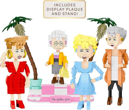 Brickcraft The Golden Girls Building Blocks Set 734 PCS Brick Toy Kit for Ages 8+ Retro TV Show Collectible Figures Model Fun Display Build for Adults &amp Fans Nostalgic Gift and Xmas Present