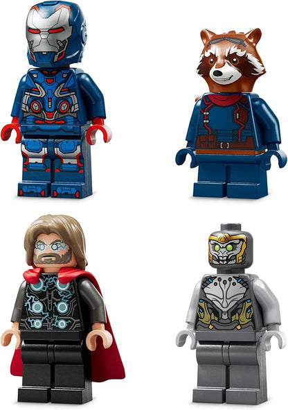 LEGO Marvel Avengers: Endgame Thor vs. Chitauri Building Toy - Pretend Playset W/ 7 Toy Minifigures for Boys &amp Girls Ages 8+ - Super Hero Building Blocks for Kids - Gift Idea for Birthdays - 7632