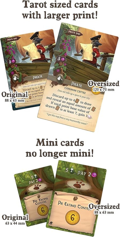 Everdell Expansion Oversized Cards – Extended Art Tarot-Sized Upgrade Pack for All Everdell Expansions Ages 14+ Collector’s Edition Accessory