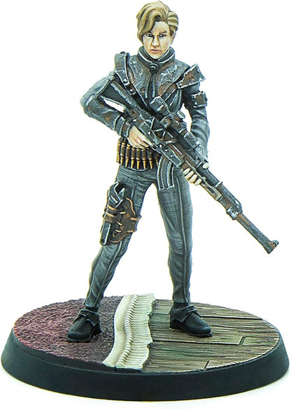 Modiphius Entertainment: Fallout: Wasteland Warfare Raiders - Operators Bosses - 3 Figures Nuka World Wave 32mm Multi-Part Resin Unpainted Mniatures