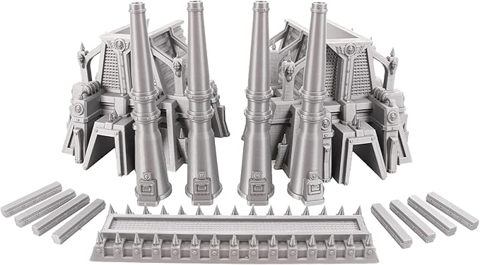 Tabletop Terrain Manufactorum by War Scenery for Wargames and RPGs 28mm 32mm Miniatures