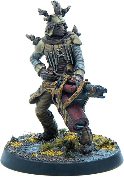 Modiphius Entertainment: Fallout: Miniatures - Cult of The Mothman: Clergy - 6 Figures Appalachia Wave Unpainted Resin Miniatures Tabletop Game