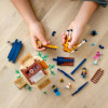 LEGO Creator 3in1 Safari Wildlife Tree House 31116 Building Kit Featuring a House Toy Biplane Toy and Catamaran Toy Best Building Sets for Kids Who Love Imaginative Play New 2021 (397 Pieces)