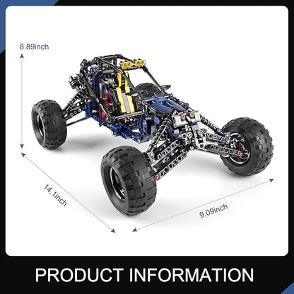 Mould King RC Off-Road Building Car Toys 515 Pieces Building Blocks Lightning Climbing Car Model with Motors (Remote Control and APP Control)
