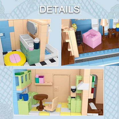 Gilmore House Building Set Compatible with Lego for GirlsArchitecture Building House Kit for Women DecorGirls Christmas Birthday Gifts 1559 pcs