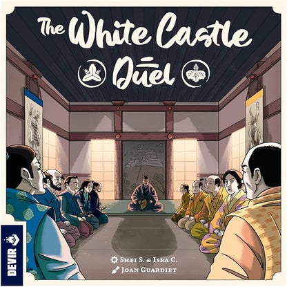 Devir - The White Castle: Duel Board Game Two Player Strategy Euro Game Set in Feudal Japan for Adults &amp Teens Age +10 2 Players 30 Playtime Muti-Language