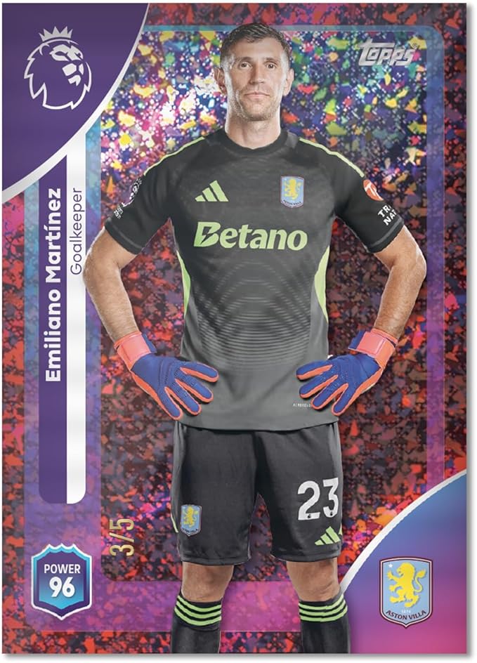2025 Topps Premier League Debut Edition Cards - Super Tin (50 Cards + 3 Hall of Fame LE)