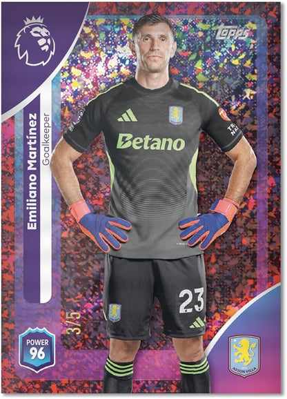 2025 Topps Premier League Debut Edition Cards - Super Tin (50 Cards + 3 Hall of Fame LE)