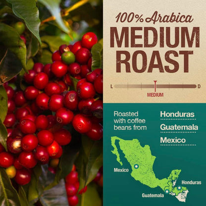 Mayorga Organic Coffee 2lb Mayan Blend - Medium Roast Whole Bean Coffee Specialty Grade, 100% Arabica, Slow Roasted, Chocolate and Floral Flavor with Low Acidity - USDA Organic, Non-GMO, Kosher