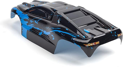 SummitLink Custom Body Muddy Blue Over Black Style Compatible for E-Revo 1/10 Scale RC Car or Truck (Truck not Included) ER-BB-01