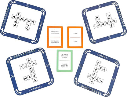 Crossword and Party Board Game - Ideal for Word Puzzle Lovers - JoPat Games - 2-6 Players