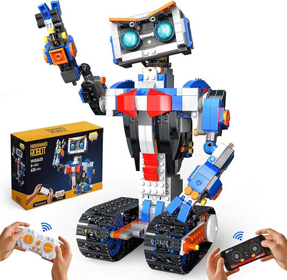 PIKARO Robot Robotics for Kids Ages 8-12 Boys Girls with App &amp Remote Control stem Toys for Boys Age 8-13 Build Your Own Robot STEM Building Sets Toys Birthday (623 PCS)