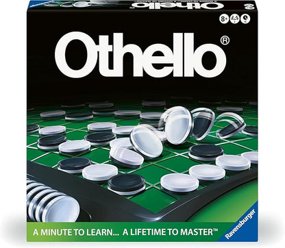 Ravensburger Othello - Classic Strategy Board Game for 2 Players - Easy to Learn Hard to Master - Fast-Paced Family Fun - Ages 8+