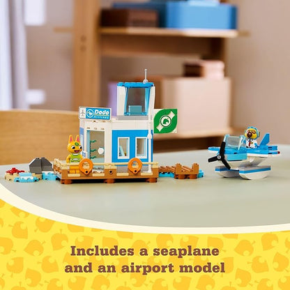 LEGO Animal Crossing Fly with Dodo Airlines Airport Playset Kids’ Airplane Toy and Pilot Minifigure Inspired by The Video Game Series Gift for Girls and Boys Ages 7 and Up 77051