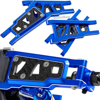 RC Upgrades Part for 1/10 SlashSuspension ArmsShock TowersBody MountCaster BlockSteering BlocksRear Stub Axle CarriersSteering BlockDriveshaftNavy Blue