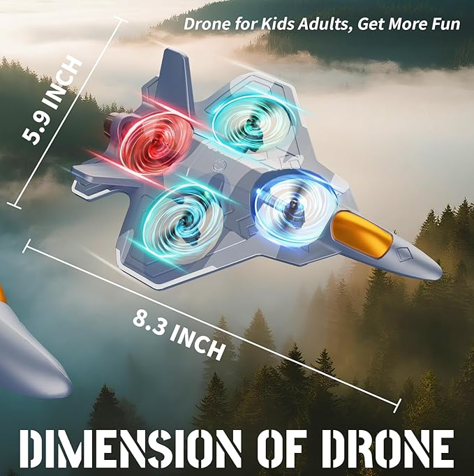RC Planes for Kids Adults V50 Foam Remote Control Airplane Jet Helicopter Drone Toys for Kids Adults 8-12 12-16 Remote Control Plane Airplane Toys with Led Lights 360° Flip Stunt Rotation