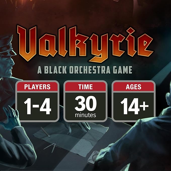 Valkyrie: A Black Orchestra Game – Standalone World War II Espionage Game 1-4 Players Ages 14+ Strategic Board Game