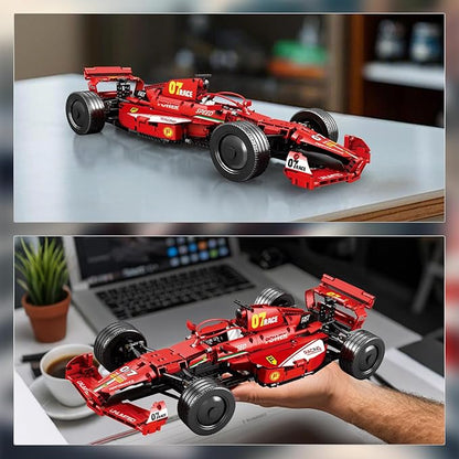 Reobrix F1 Cars Building Sets for Adults Technical Formula 1 Model Car Kits Cool 1:8 Scale Race Car Model Display for Home or Office Decor Collectible Gifts for F1 Fans (928 PCSStatic Version)