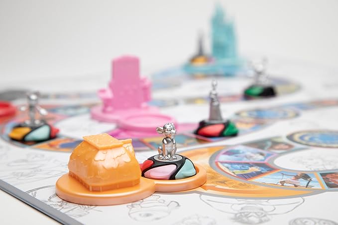 The Magical World of Disney Trivia Games – Board Games for Family Night Family Games Multi-Player Board Game Family Board Game Travel Games Disney Game Ages 6+