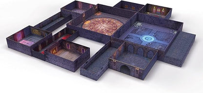 Gale Force Nine Tenfold Dungeon: The Castle - Modular Roleplaying Terrain Set &amp 5e RPG Adventure Multicolor (GF9TFD01)