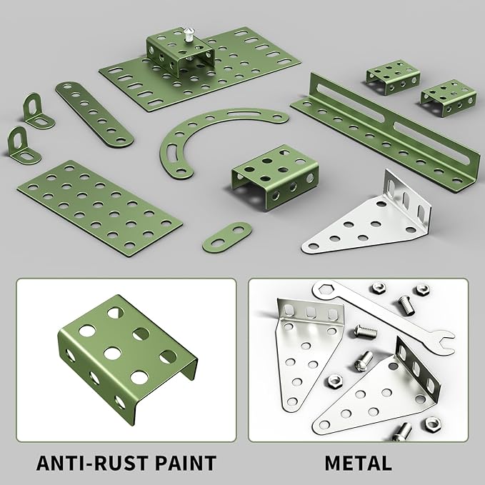 Lucky Doug STEM Building Projects Model Truck Set - Building Toys for Kids Ages 8-12 Assembly Science Army Toys for Boys 8 9 10 11 Years Old