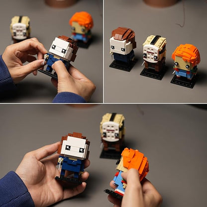 Horror Action Figure Building Set Compatible with Lego for AdutlsChuckyMichael Halloween Scary Present for FanHome Decorfor Kids 483 pcs