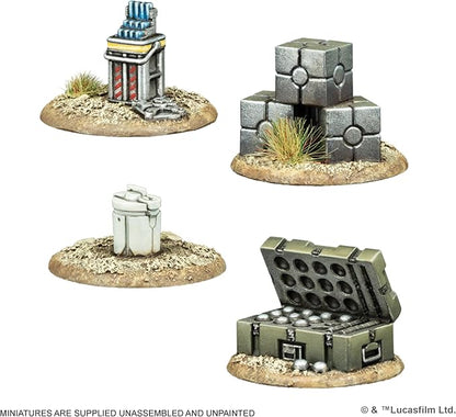 Asmodee Star Wars: Legion 3D Objective Tokens - Tabletop Miniatures Game Strategy Game for Kids and Adults Ages 14+ 2 Players 90 Min Playtime