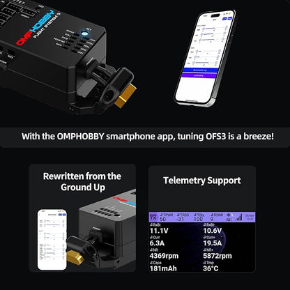 OMPHOBBY M2 EVO MK2 Ready To Fly RC Helicopter Outdoor Dual Brushless Motors Direct-Drive 6CH Remote Control Helicopters for Adults 3D RC Plane with Remote Control Mini Drone RTF Red