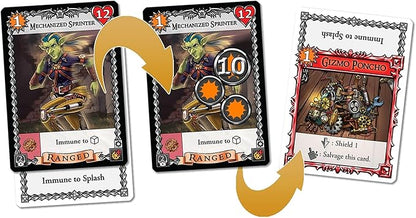 SlugFest Games: Battle for Greyport: Chaos in Copperforge Expansion - Cooperative Deckbuilding Game in The Red Dragon Inn World Ages 13+ 2-5 Players