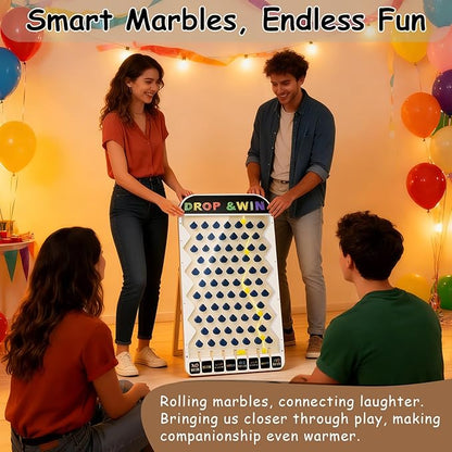 Zhenx Extra Large Prize Drop Board 41.3 x 23.6 Prize Drop Disc Game Wood Disc Drop Games for Family Parties Parties Trade Show Booth and Carnival Game