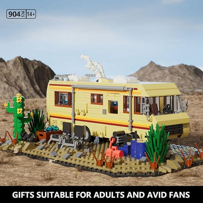 Breaking RV Adventure Building Set AFOL Upgraded Classic Scene Compatible with Lego for Adults for Adults and Avid Fans