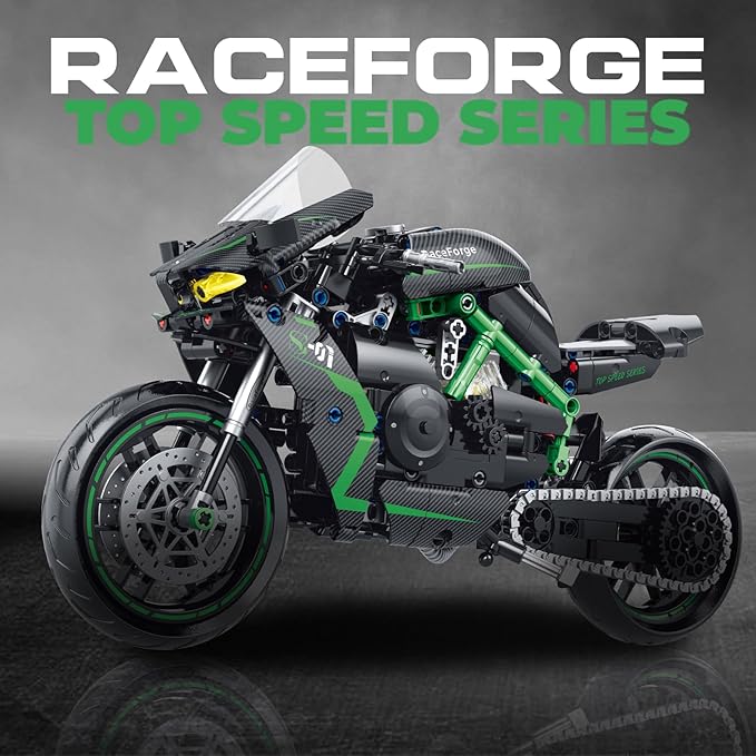 MJDDJA 1:8 Motorcycle Building Set for AdultsKickstand for DisplayGift for Boys Girls Kids 8 9 10 11 12 Years Old Teenage Boys Gifts on Birthday(511PCS)