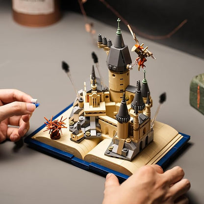 Castle Book Building Set Compatible with Lego for AdultsMedieval Modular House Building Kit for Boys and Girls ChristmasHalloweenBirthday Gifts 727 pcs