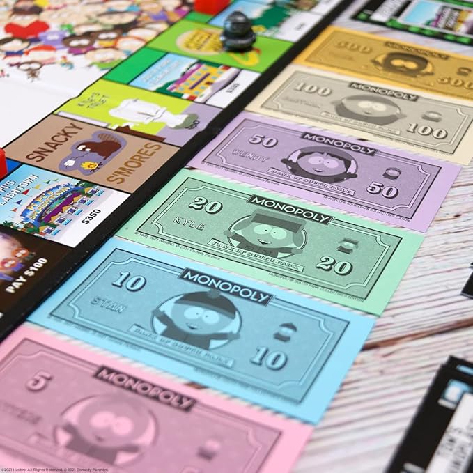 Monopoly South Park | Based on Comedy Central South Park Show | Featuring Familiar Locations Episodes and Characters | Officially-Licensed &amp Collectible Monopoly