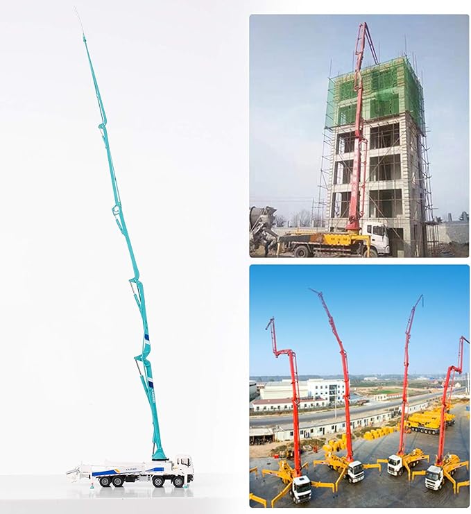 GoolRC Concrete Pump Truck 1:55 Scale Diecast Car Model Car Simulation Engineering Machine Model