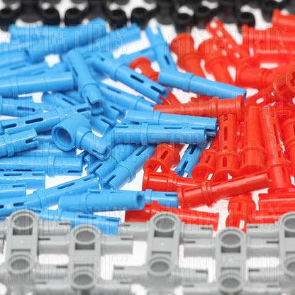 899Pcs Technic Gears and Axles Car Tracks-Tires with Gears-Pins-Shock absorbers - DifferentialsCompatible with Mainstream Building Block Brand Technic Sets