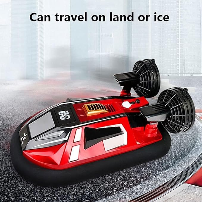 Rc Ships RC Hovercraft Boat for Land and Water 2.4GHz Remote Control Amphibious Vehicle Toy with Double PowerElectric Watercraft RC Toy Boats Gifts for Boys Girls