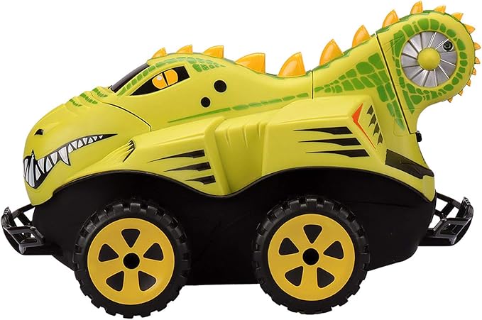 Kid Galaxy Amphibious RC Car Mega Morphibians Crocodile. All Terrain Remote Control Toy 2.4 Ghz Yellow&ampblack