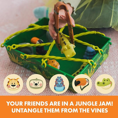 Educational Insights Jungle Rescue - Cute Preschool Board Games for Kids Toddler Fine Motor Skills Animal Matching Games for Toddlers 3-5 2-Players Boys and Girls Ages 3+